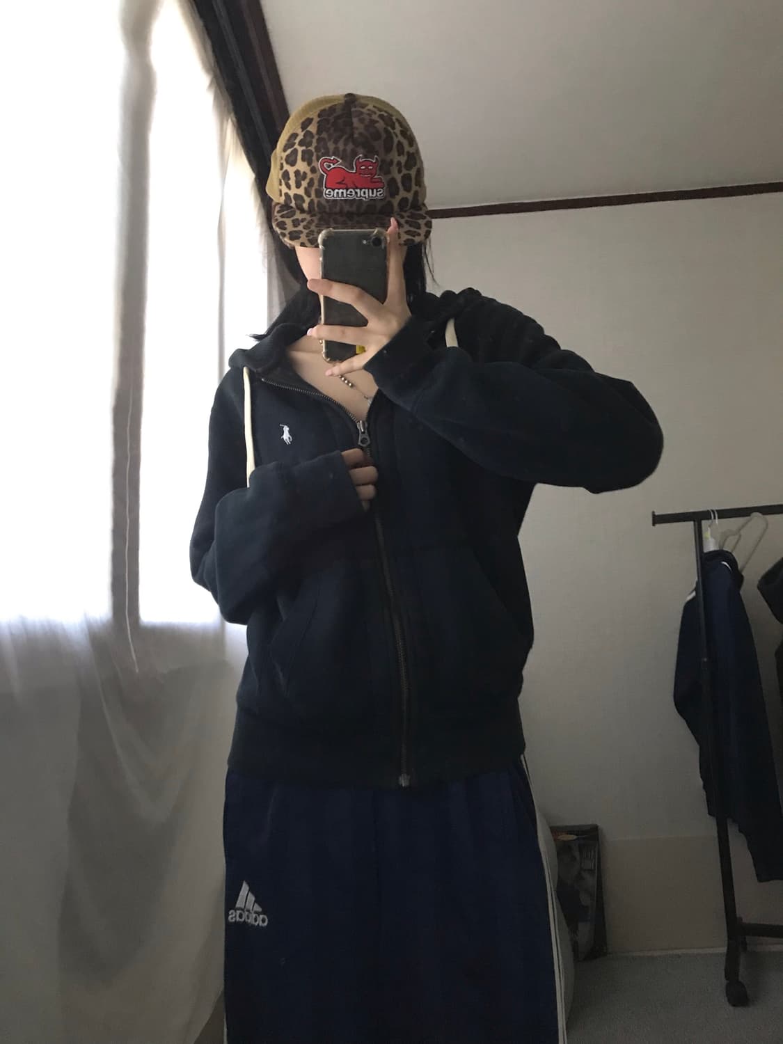 폴로 블랙 후드집업 상품이미지4