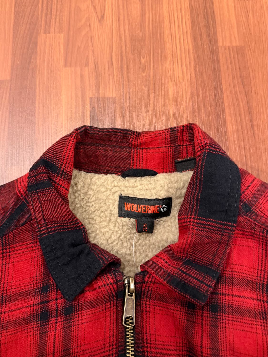Wolverine 울버린 버팔로 체크 쉐르파 집업 워크 자켓 상품이미지10