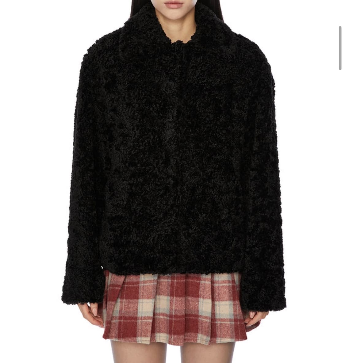 블랙 퍼 자켓 상품이미지2