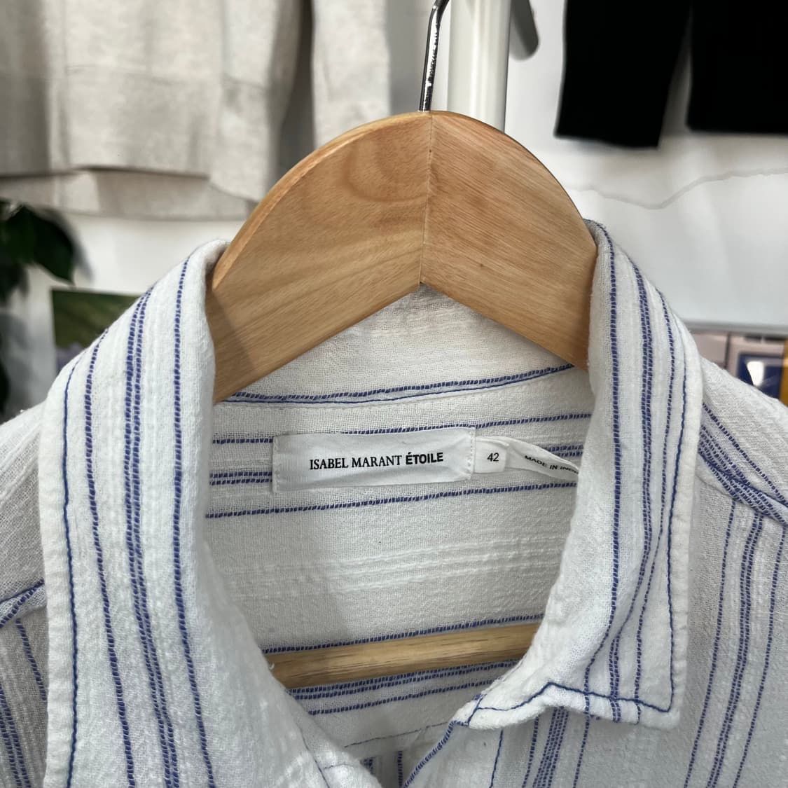 이자벨마랑 인디아코튼 셔츠 블라우스 42 상품이미지3