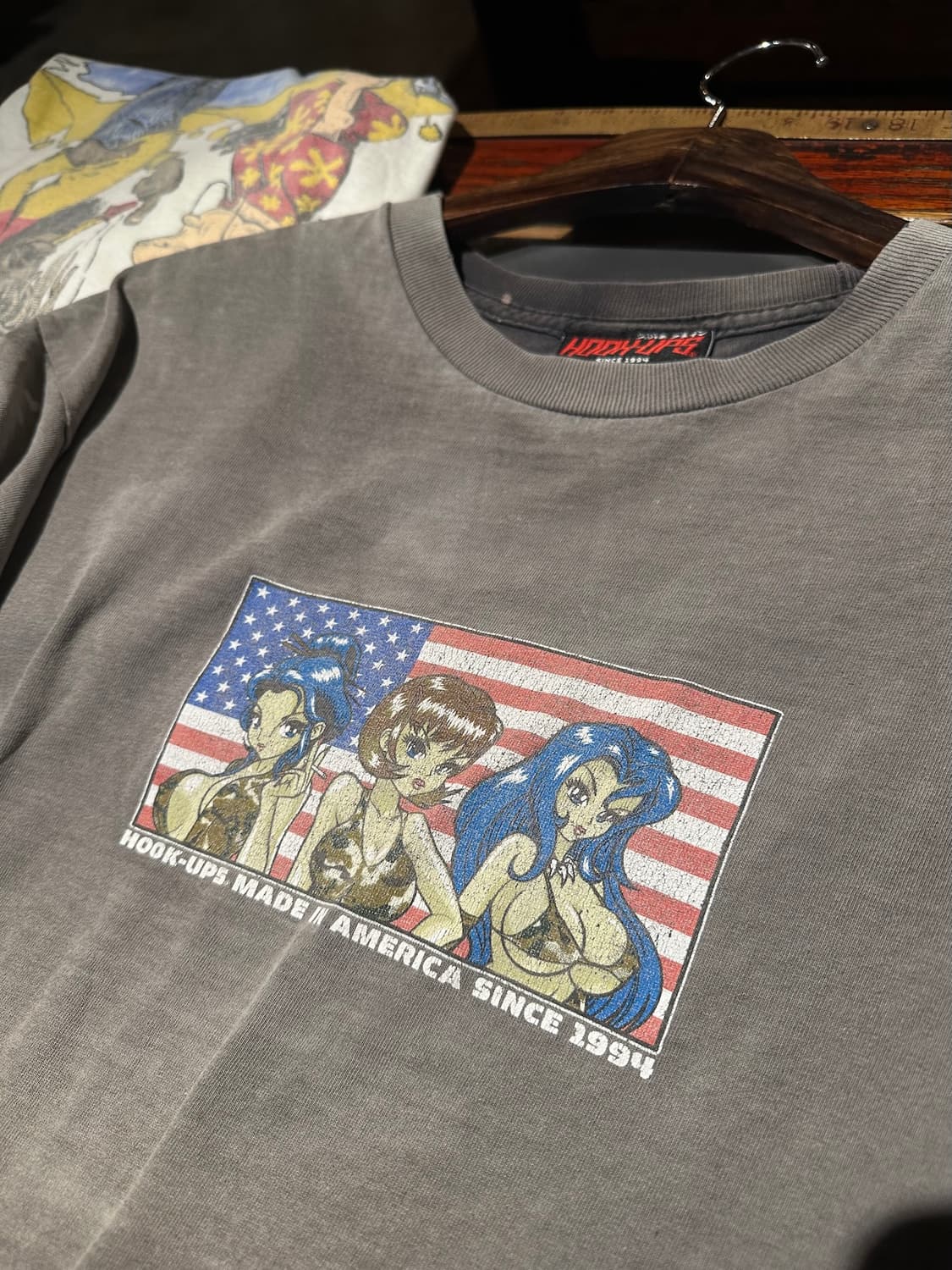 90s USA Hook Ups 빈티지 훅업스 반팔 티셔츠 상품이미지7