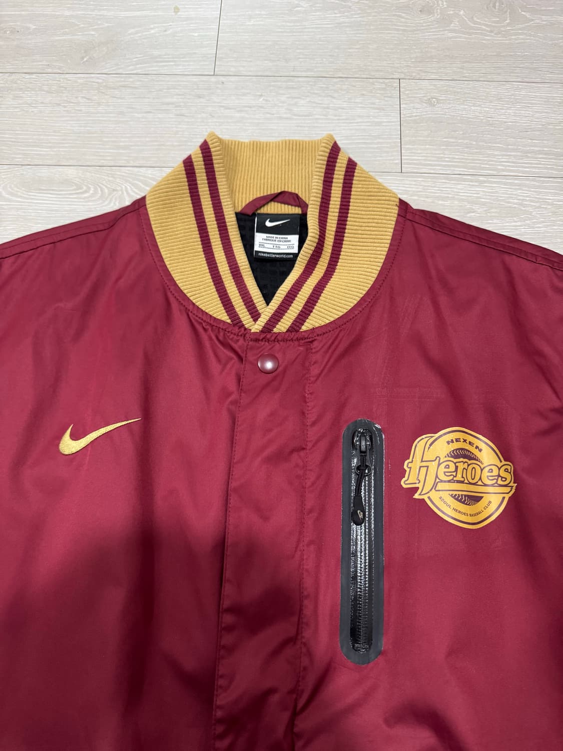 [XXL] 나이키 넥센 히어(키움)히어로즈  바시티 자켓 상품이미지2