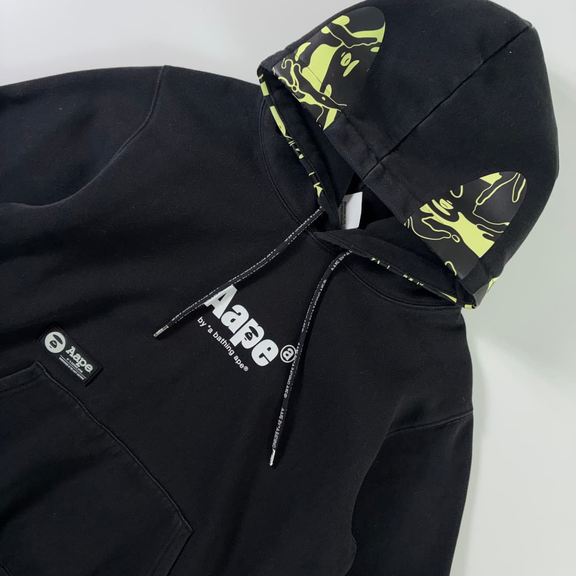 Aape  에이프 블랙 후드티  상품이미지4