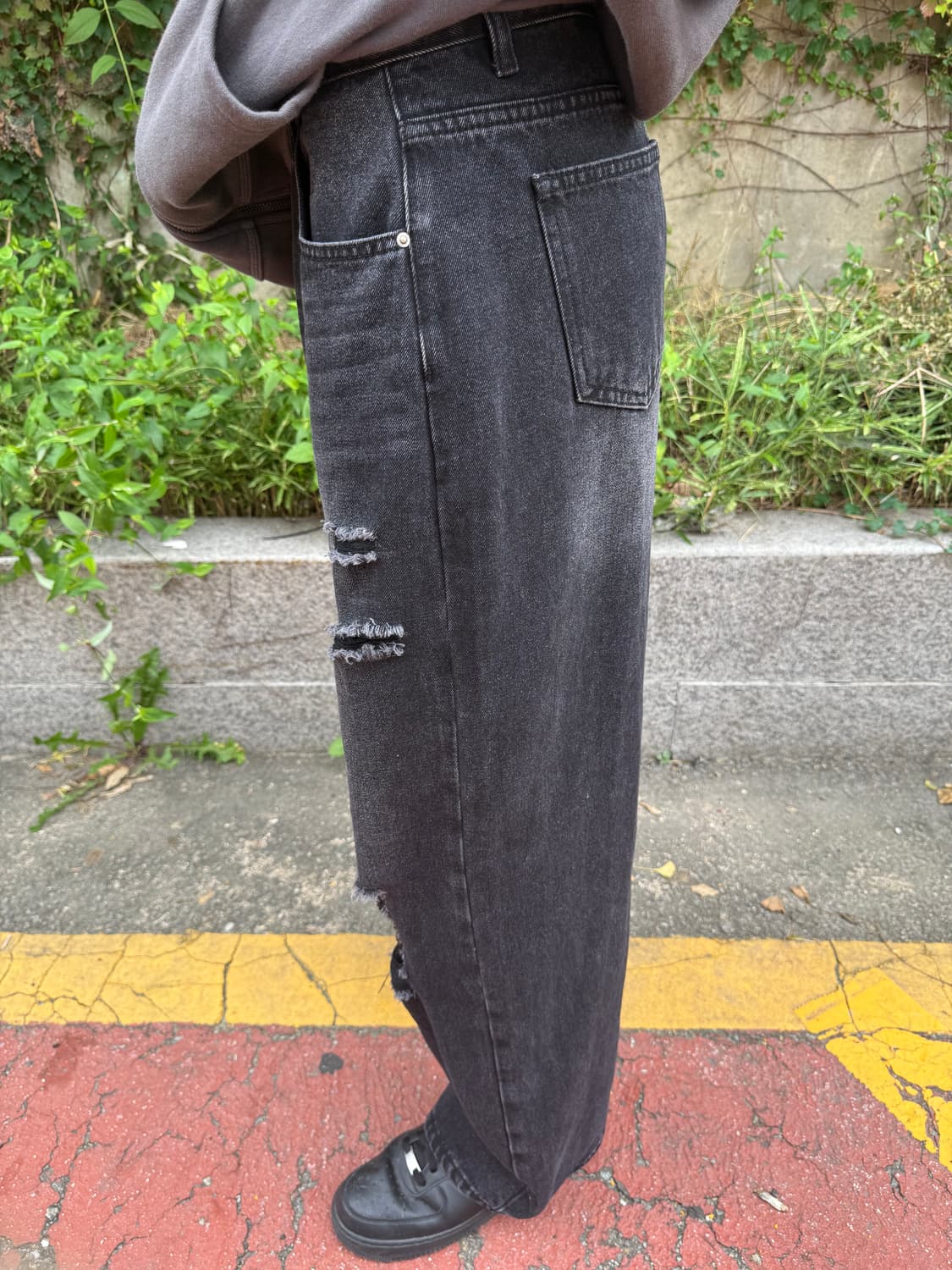 블랙 워싱 데님 상품이미지3