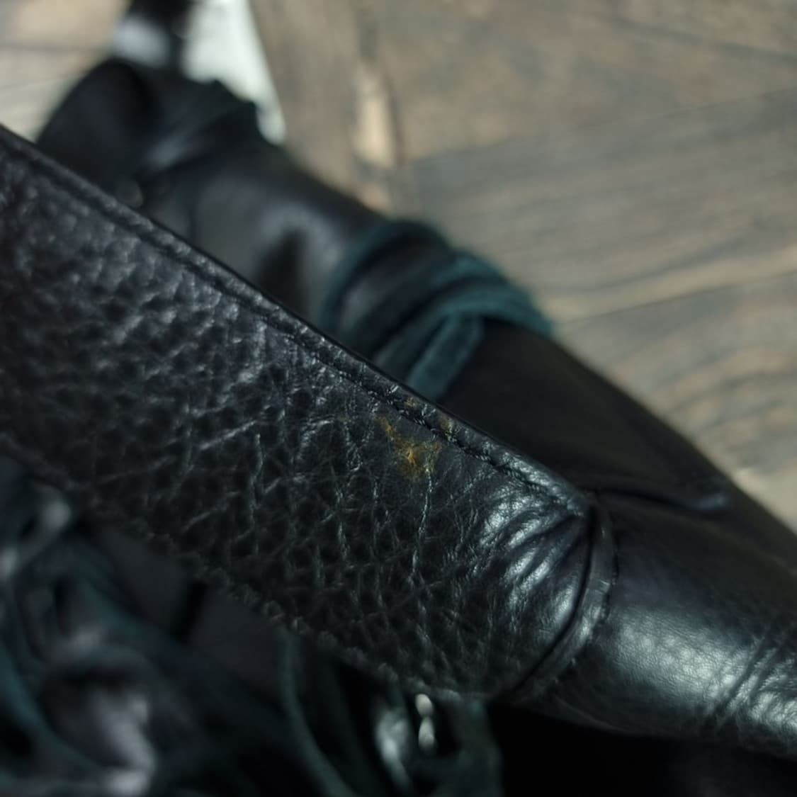 [자라](새상품) 프린지 레더 크로스백 블랙 M19231 상품이미지10