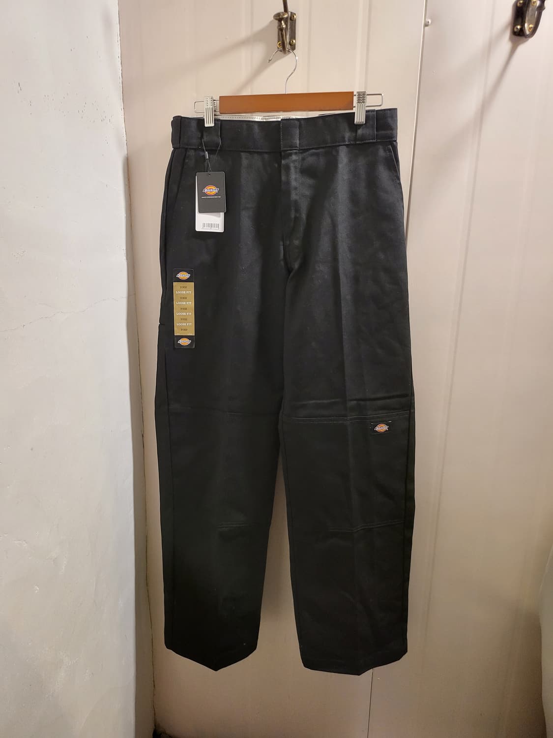 [31인치]디키즈 더블니 워크 팬츠 블랙 새상품 상품이미지1