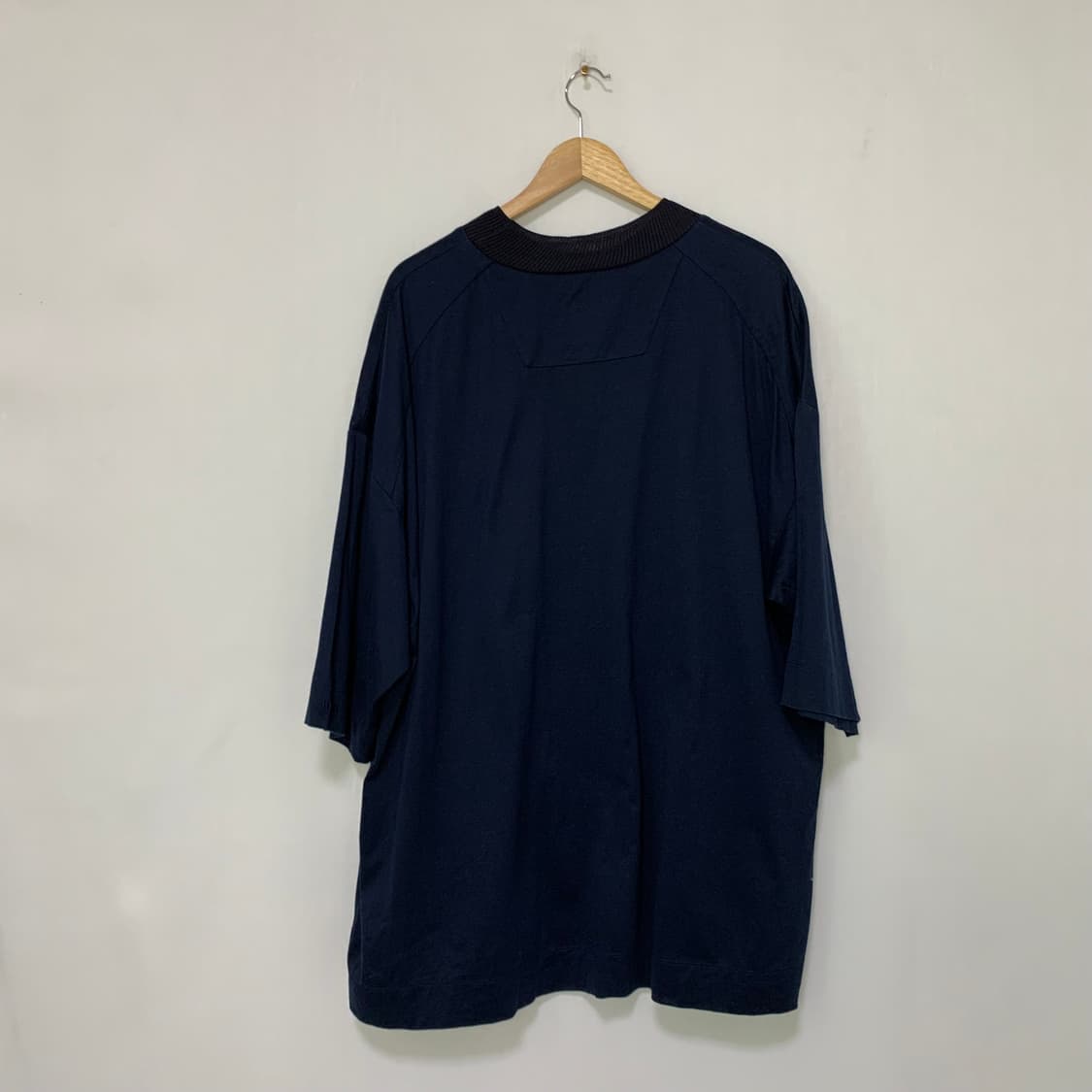 준지 빈티지 오버핏 반팔 티셔츠 네이비 남성 48 빅사이즈 상품이미지7