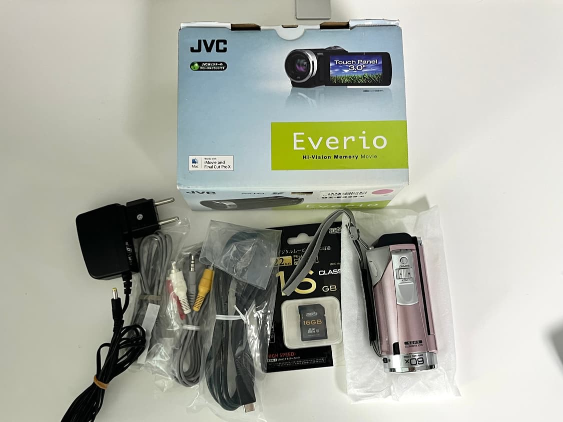 소장가치 극상/ 강력추천 / jvc gz e334 빈티지 캠코더 상품이미지2