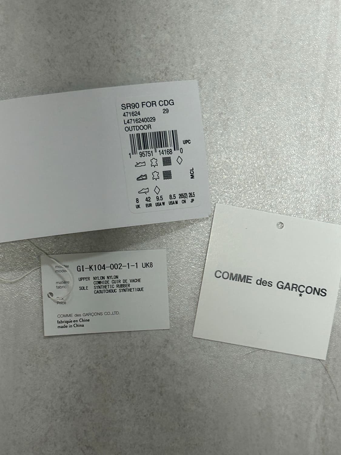 살로몬 꼼데가르송 SR90 265 상품이미지6