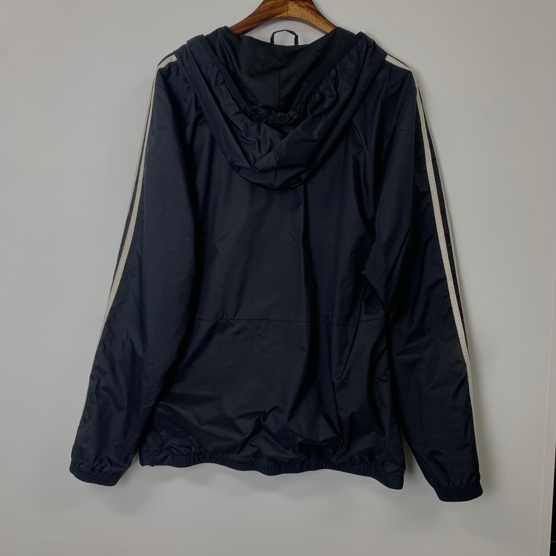 아디다스 사이드라인 블랙 바람막이 후드자켓 상품이미지3