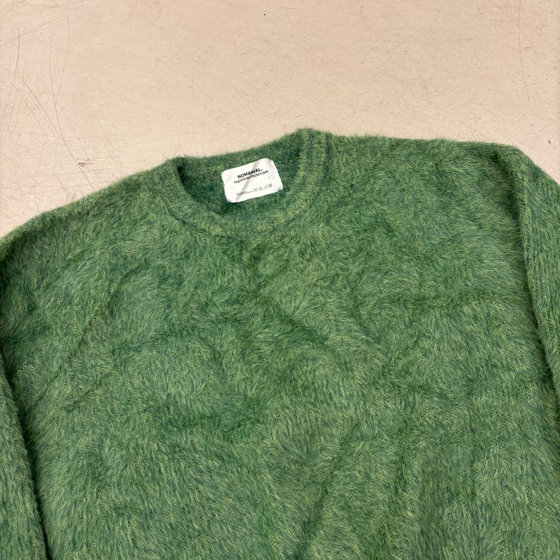 노메뉴얼 그린 니트 상품이미지2