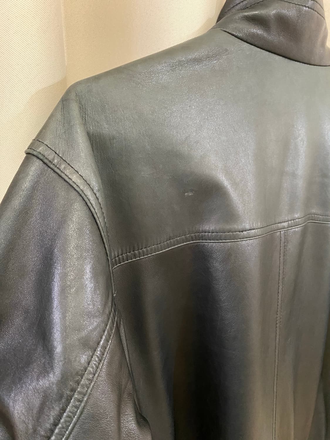 Vintage Leather Parka Jacket 상품이미지9