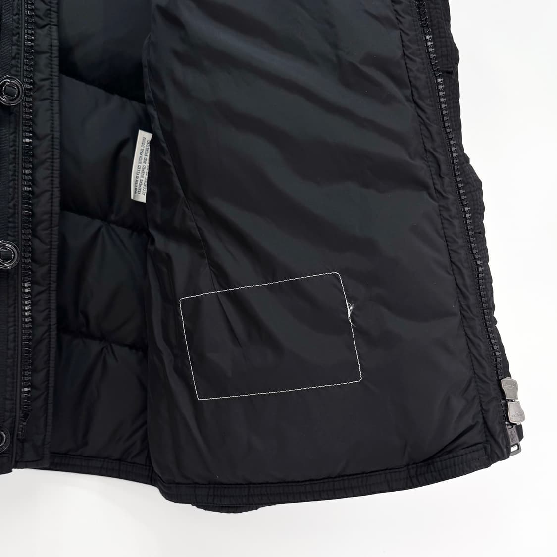 [2사이즈] 몽클레어 견장 패딩 집업 자켓 블랙 상품이미지8