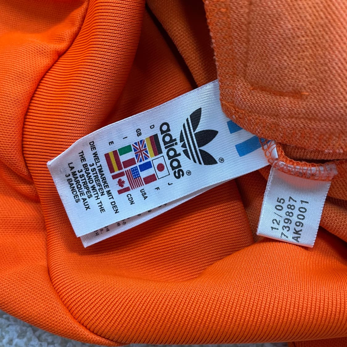아디다스 네덜란드 국대 트랙탑 져지 오렌지 상품이미지6