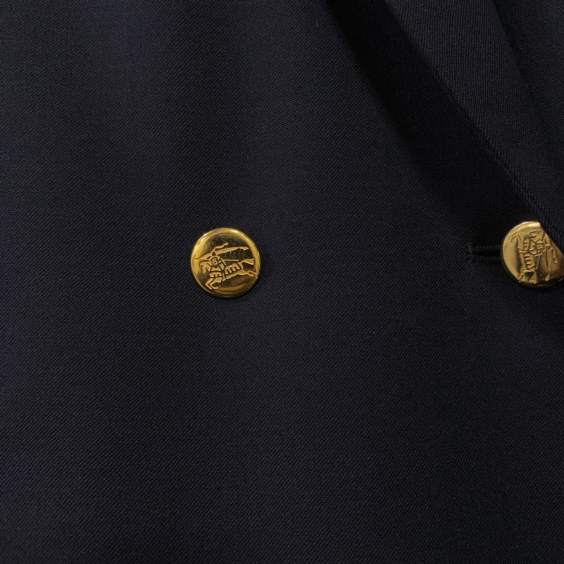 버버리 90s 금장 버튼 울 더블 브레스티드 상품이미지6