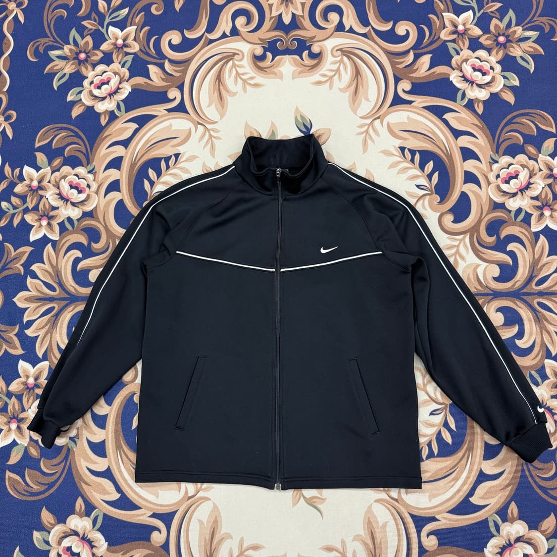 (M)JPN 나이키 NIKE 트랙탑 져지(블랙,검흰) 상품이미지1