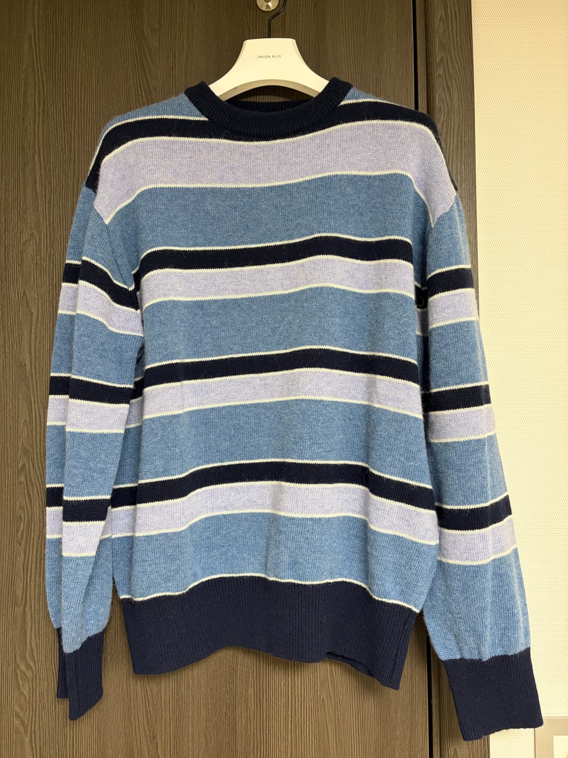 월스와일무브먼트 알파카 멀티 니트 2사이즈 상품이미지1