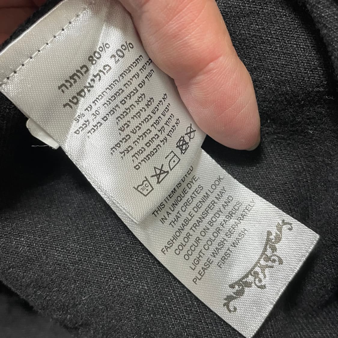 [M] 롤링스톤즈 블랙 데님 크롭 자켓 상품이미지4