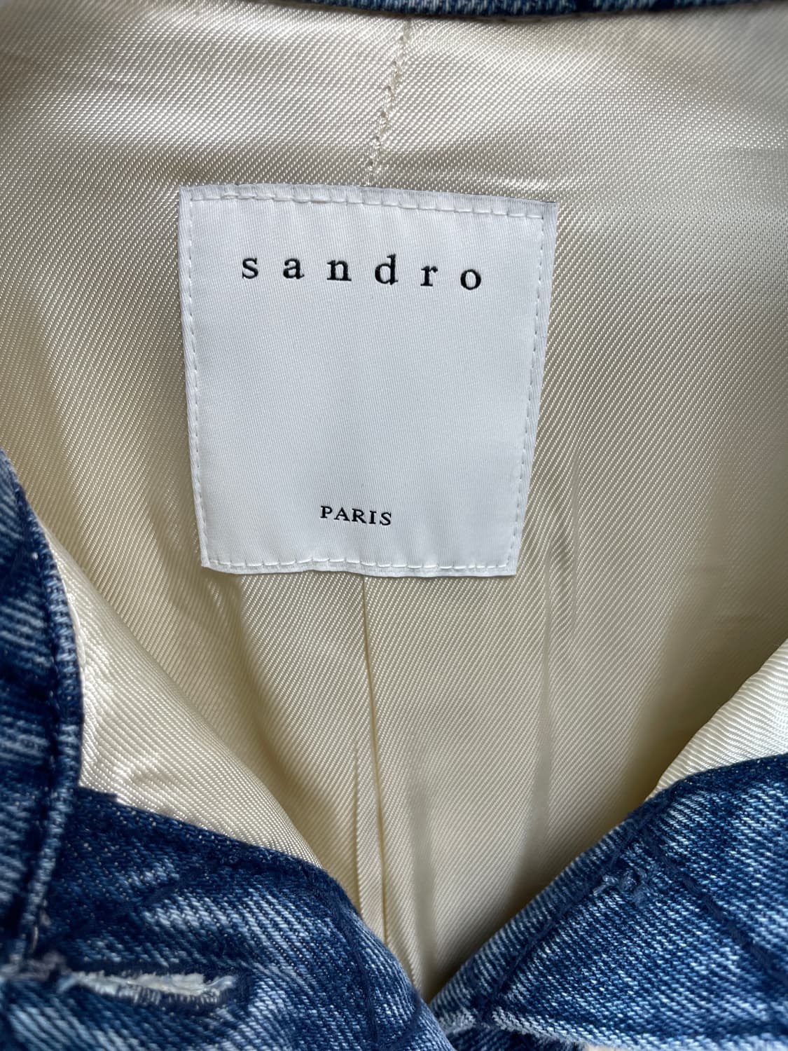 [38]산드로 제니 트위드 데님 자켓 상품이미지6