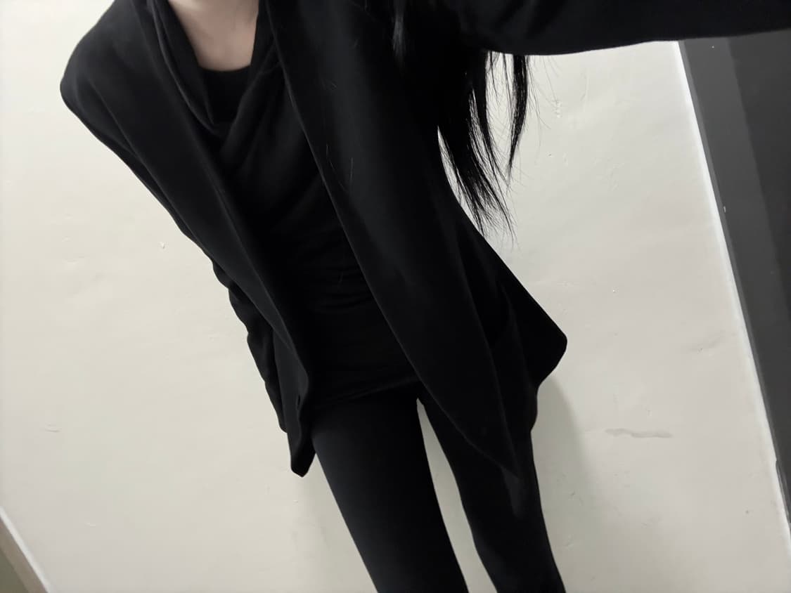 Helmut lang 헬무트랭 검정 자켓 블레이저/아방가르드/고딕 상품이미지6