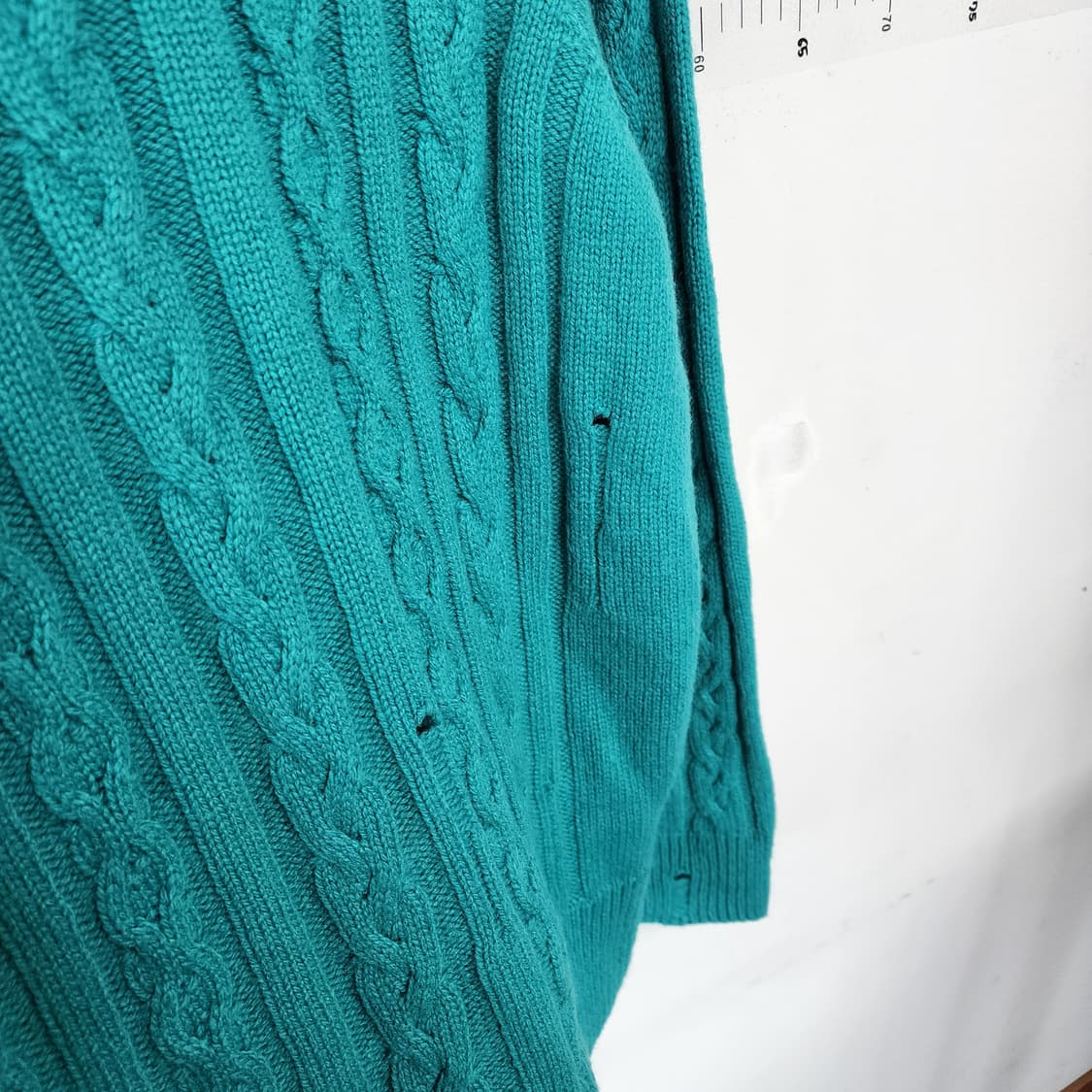 시스템 에메랄드 꽈배기 니트 상품이미지4