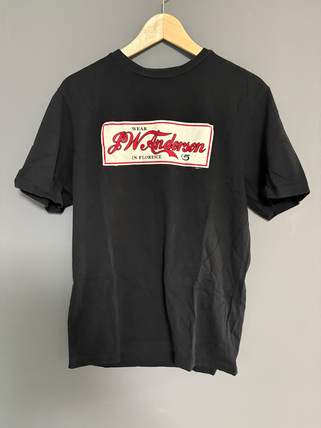 JW앤더슨 블랙 티셔츠 S 상품이미지1