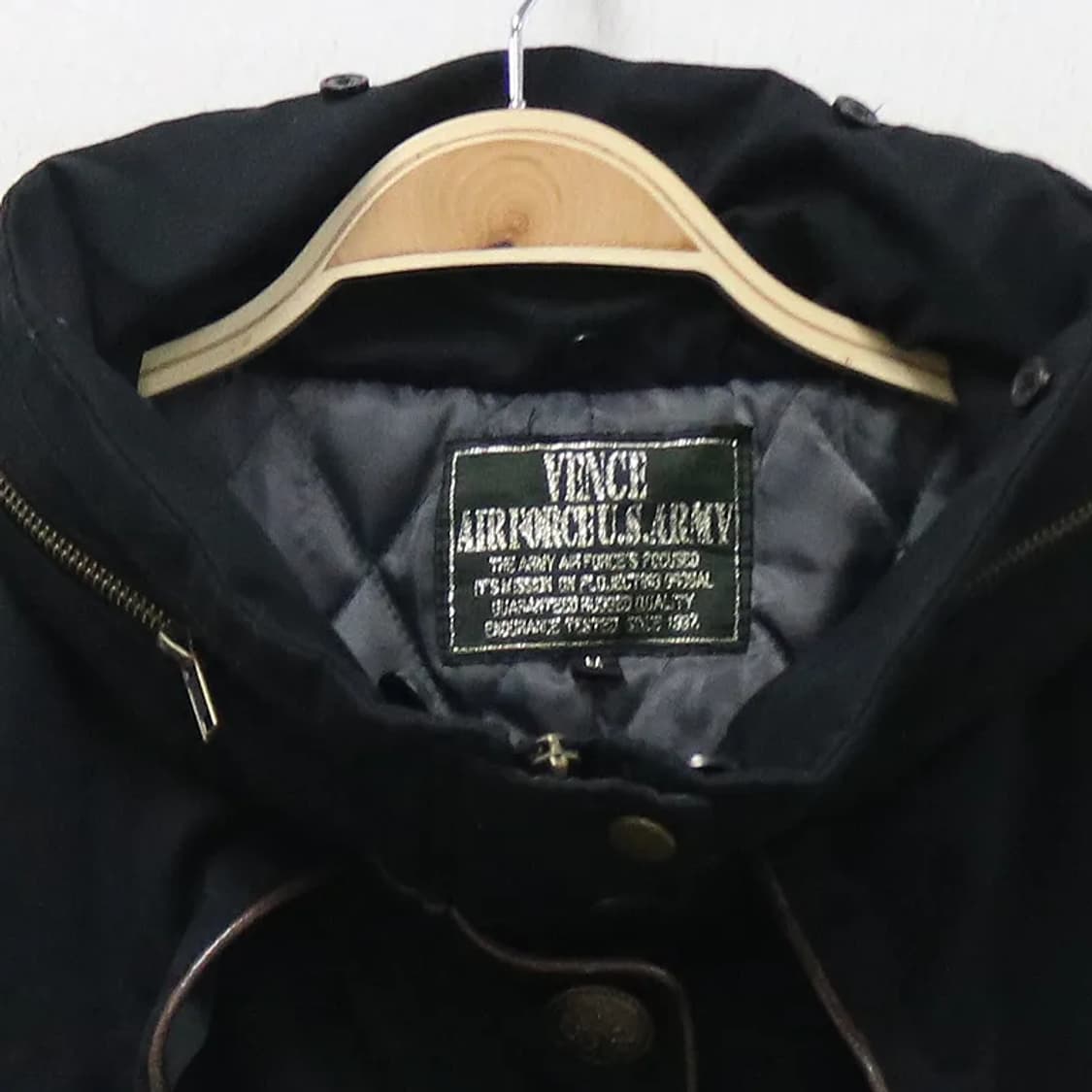 VENCE 하이넥 배색 라인 자켓 61465 상품이미지3