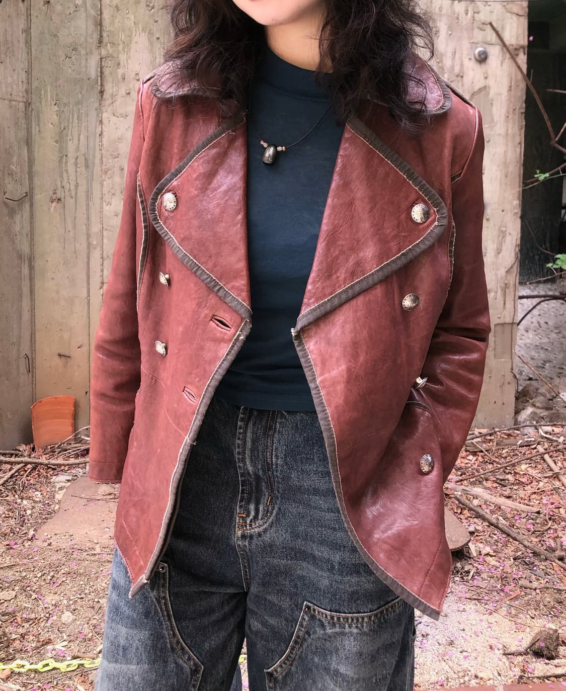 My Tribe real leather jk 상품이미지2