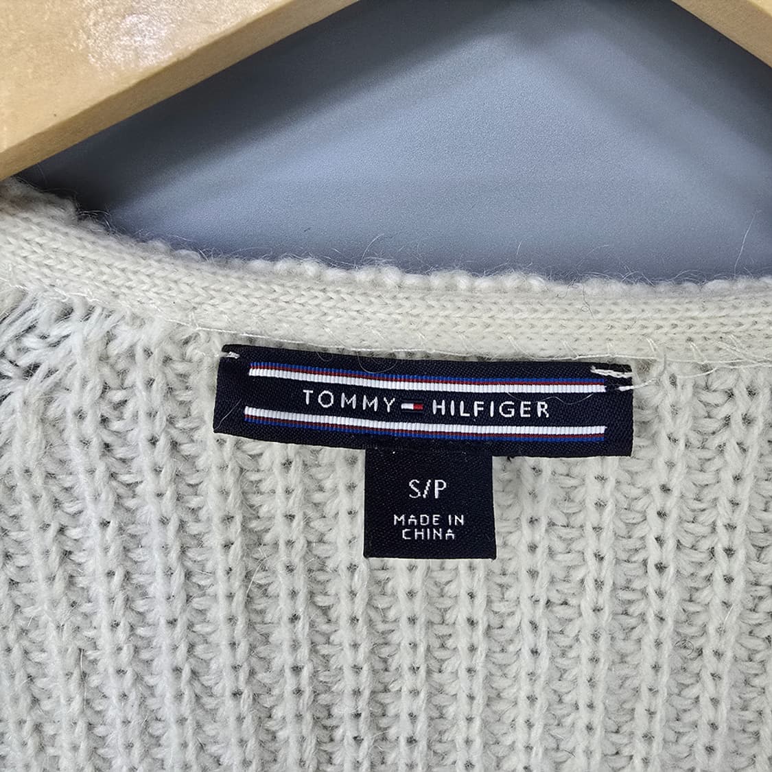 타미힐피거(Tommy Hilfiger) 숄카라 니트 가디건 S 상품이미지6