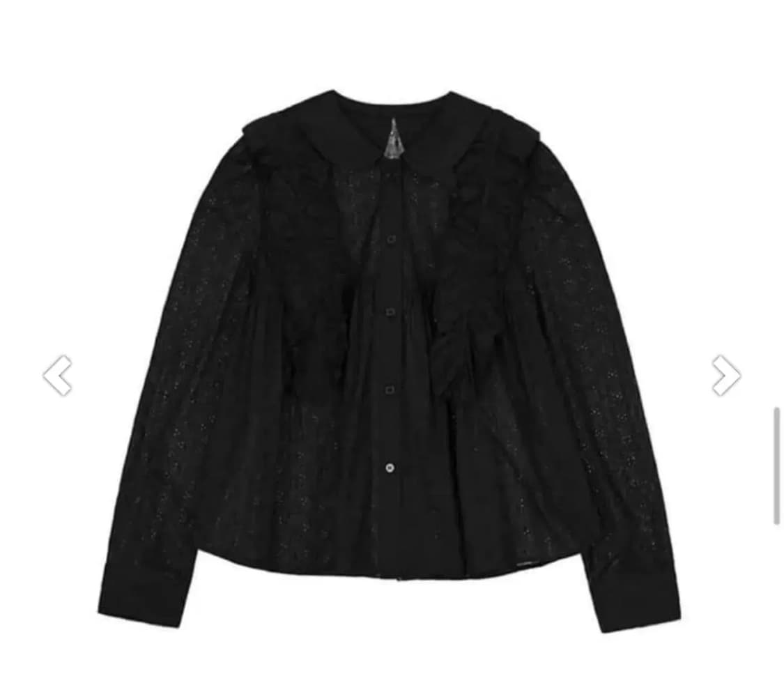 코스모스 러플 블라우스 팝니다 상품이미지1