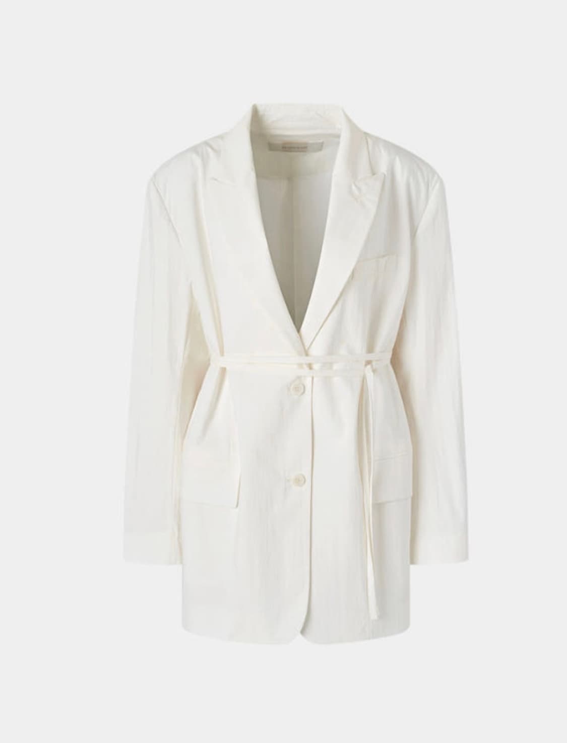 새상품) 드래곤블루스 드라이 터치 박시 싱글 스트랩 자켓 M 아이보리 상품이미지1