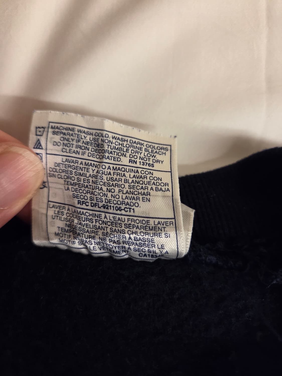 프루트오브더룸 90s 무지 라글란 맨투맨 상품이미지7