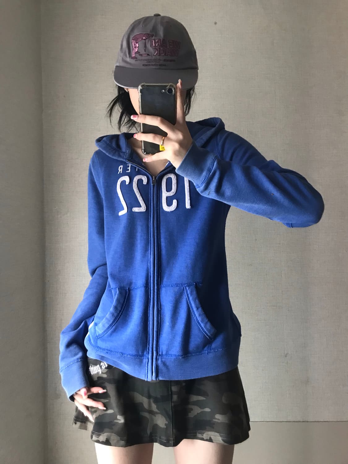 홀리스터 블루 후드집업 상품이미지3