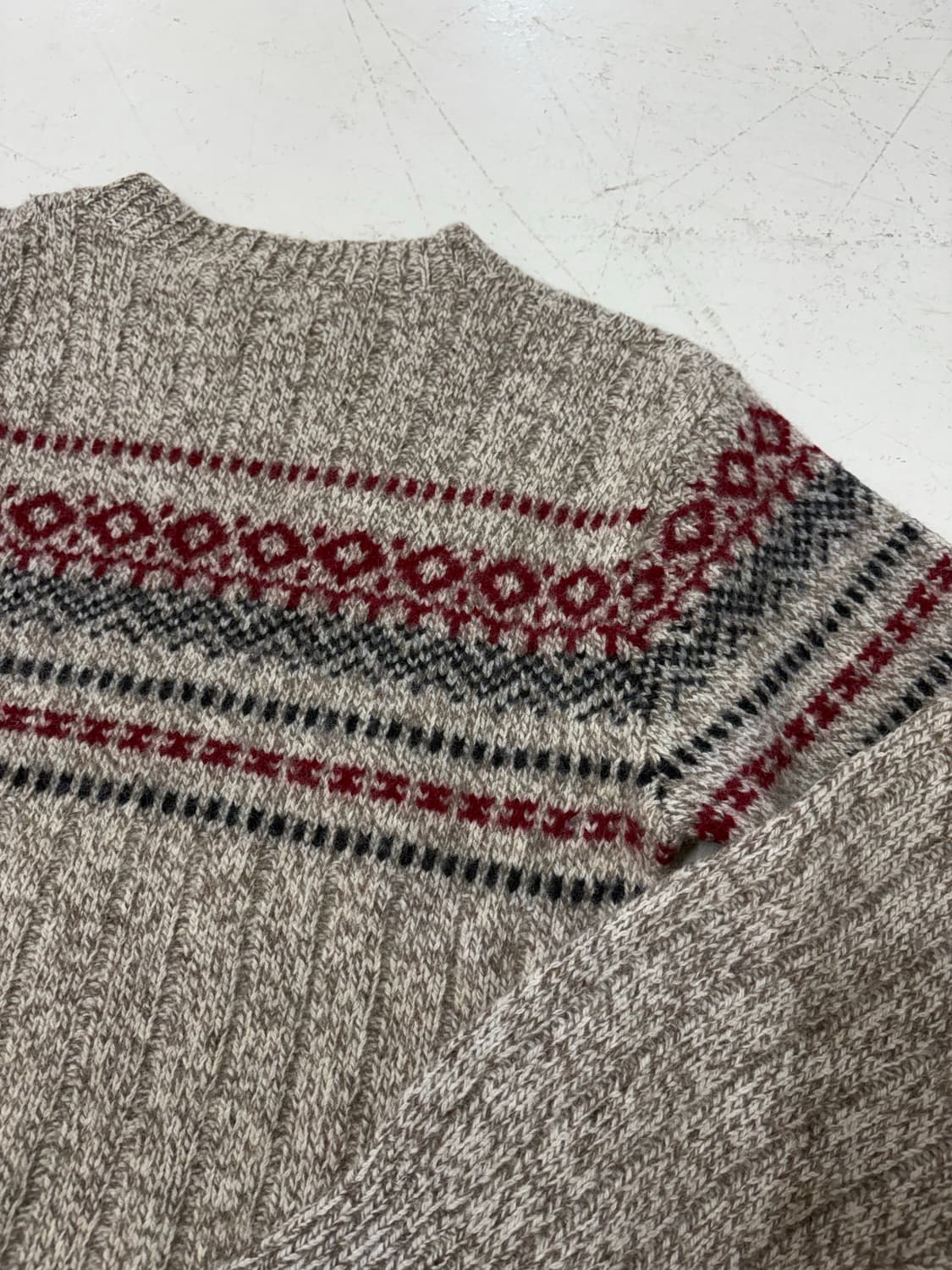 80’s LL Bean Nordic Wool Sweater 상품이미지6