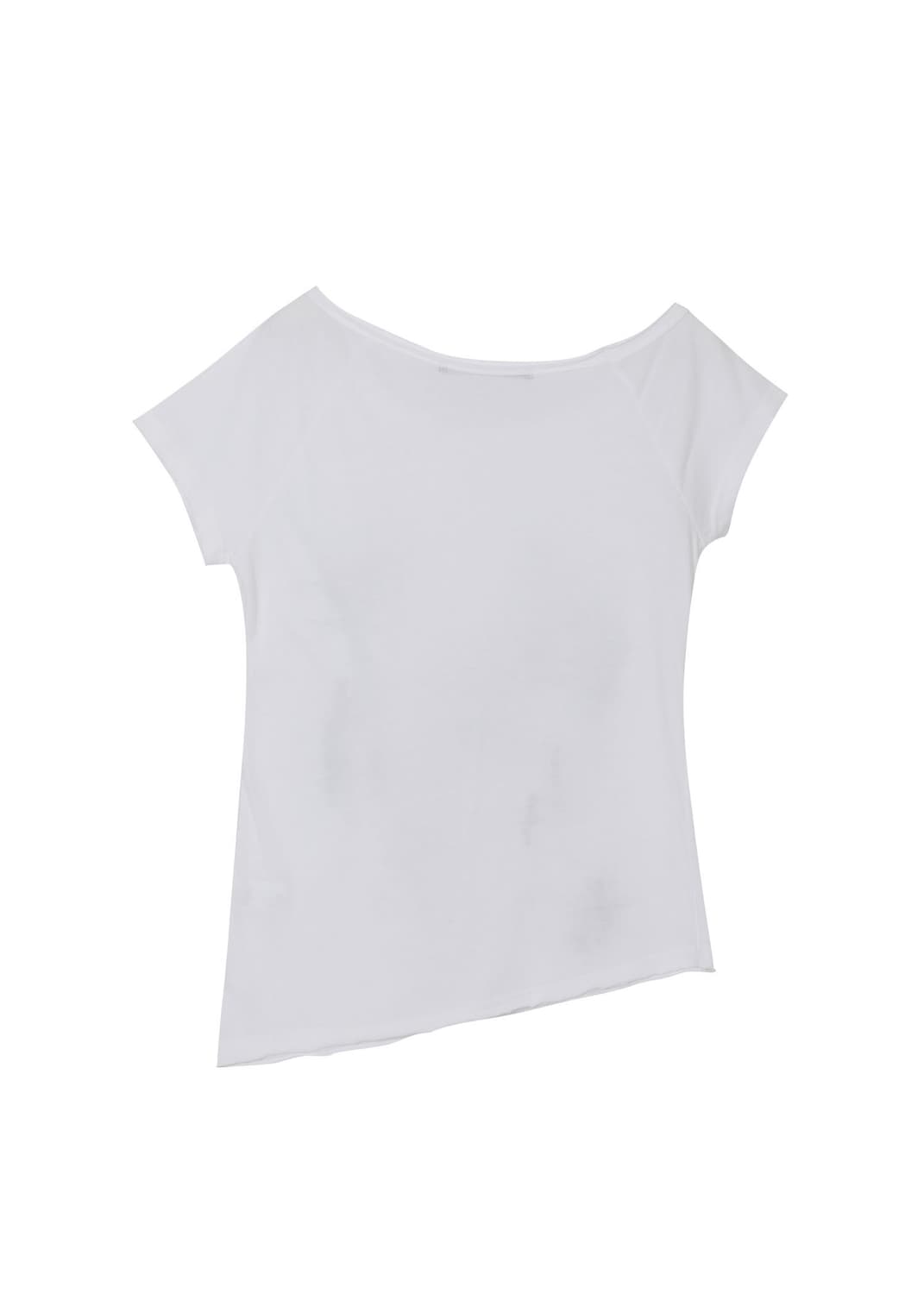 FUNKY SCOOP NECK TEE CONCH, WHITE 상품이미지6