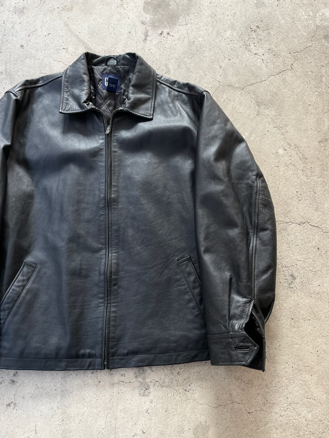 90s Old GAP Leather Jacket 상품이미지4