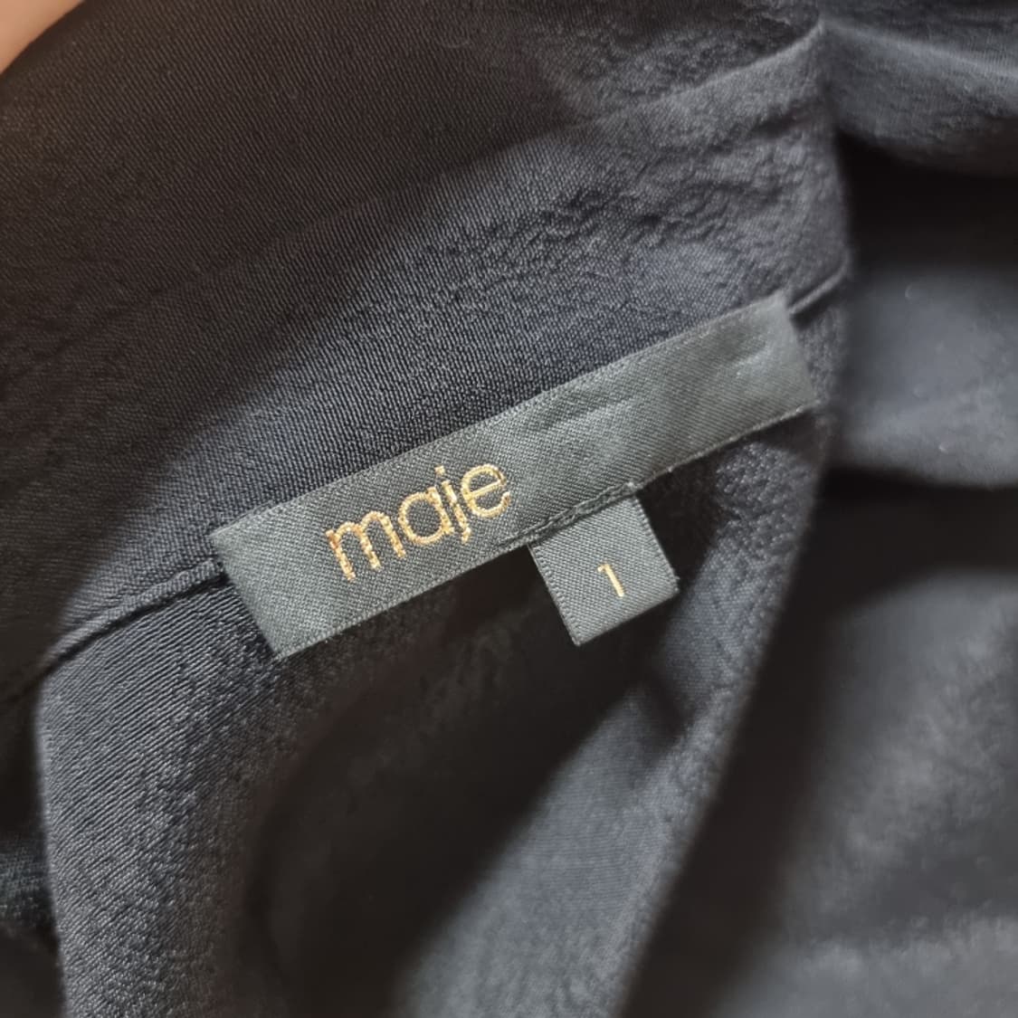 마쥬 maje 블랙핑크 블라우스 셔츠 (55) 상태굿 상품이미지9