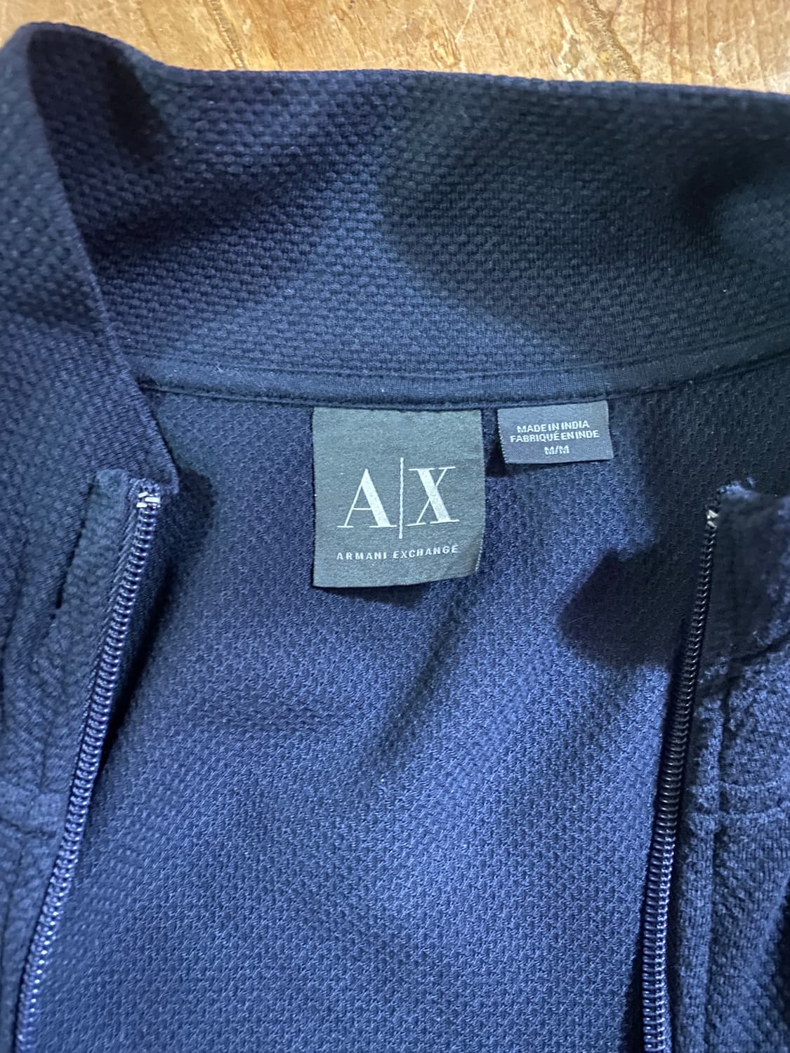 Armani Exchange 남성 네이비 집업 자켓 (국내100) 상품이미지3