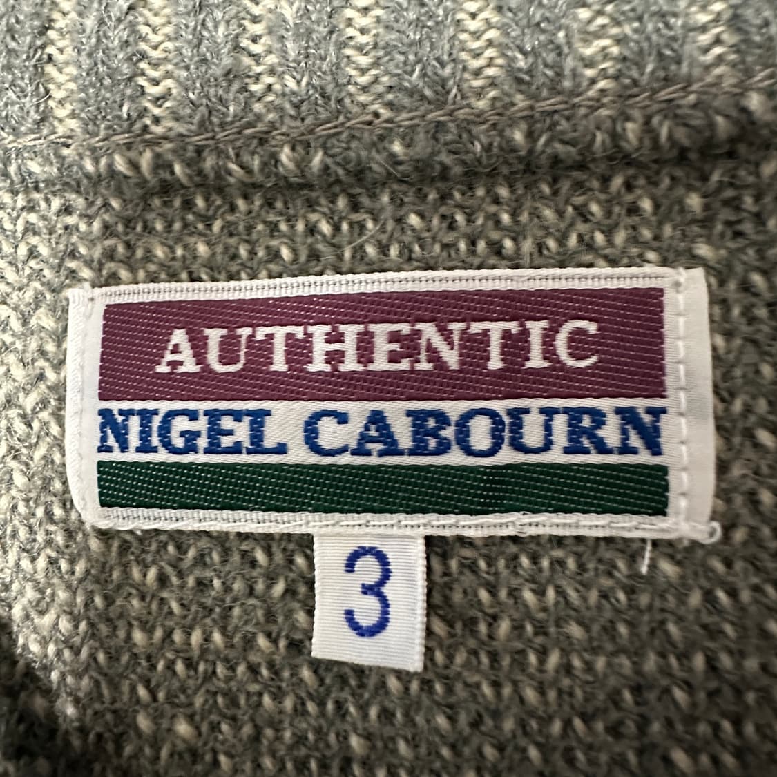 NIGEL CABOURN japan made knit vest 상품이미지3