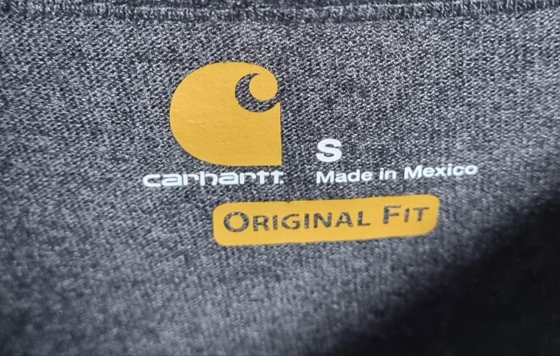 S ) 칼하트 오리지널핏 다크그레이 포켓 반팔티 상품이미지3