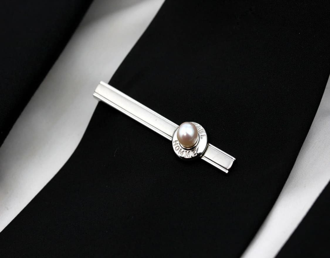 소니아리키엘 B+등급 5.2cm 천연진주 명품 넥타이핀 빈티지 상품이미지7