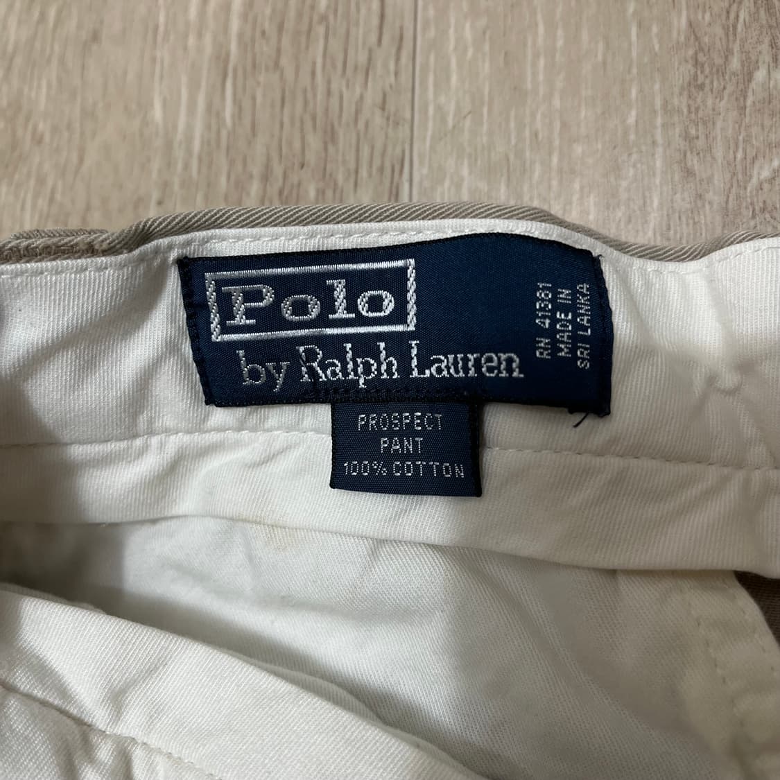 폴로 랄프로렌 클래식핏 베이지 치노 팬츠 SL 상품이미지4