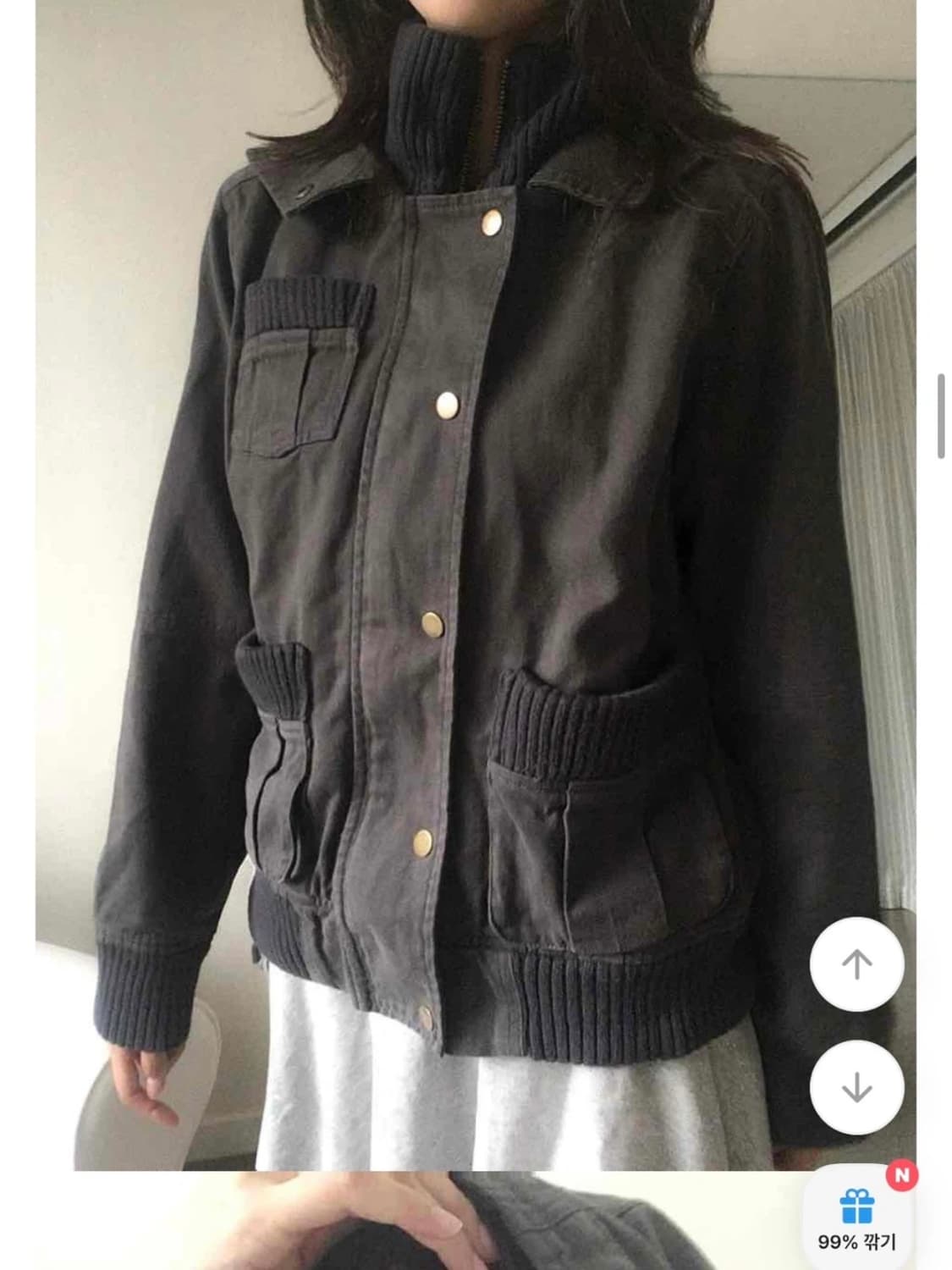 카고 밴딩 자켓 상품이미지3