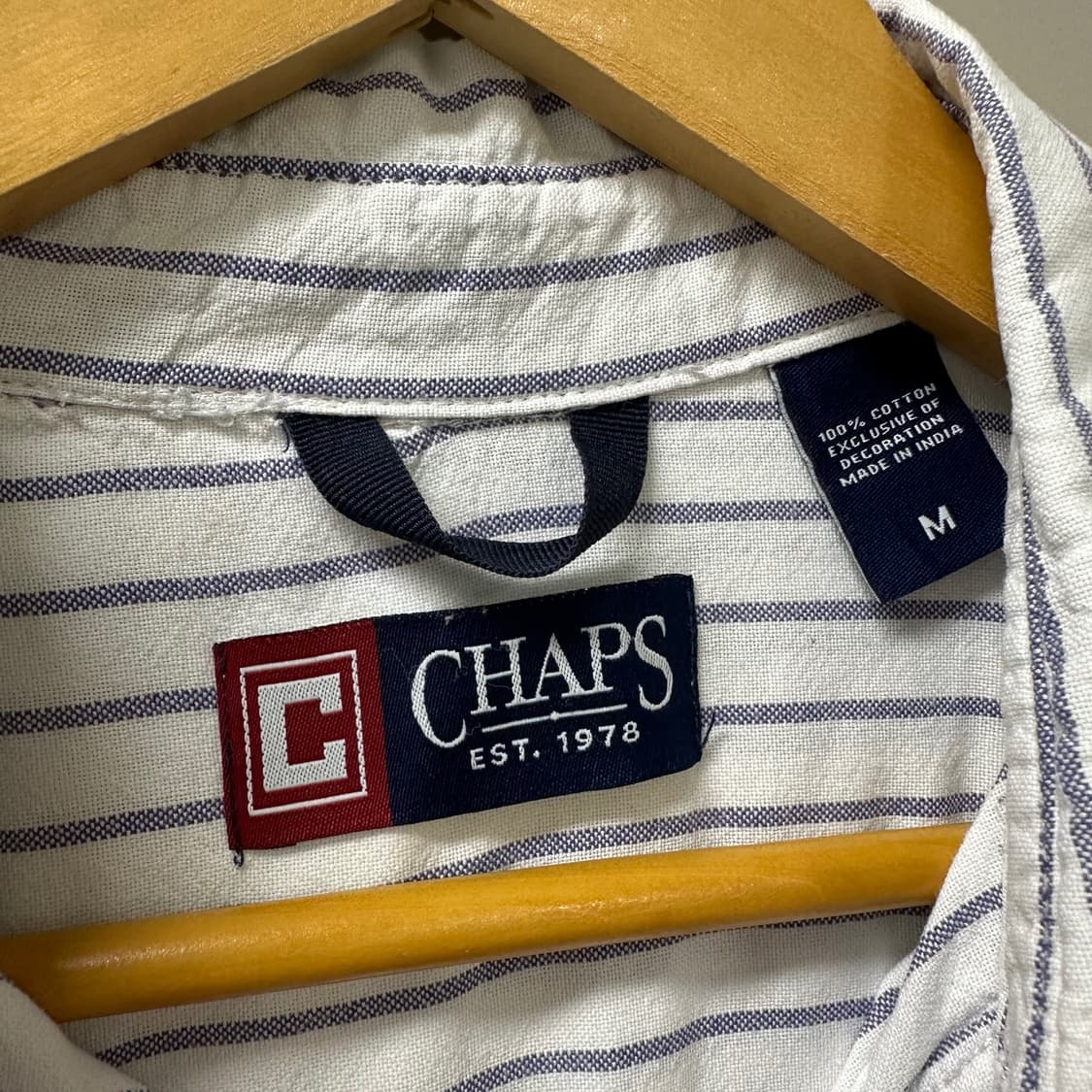 (L)CHAPS 스트라이프 셔츠-Y367 상품이미지3