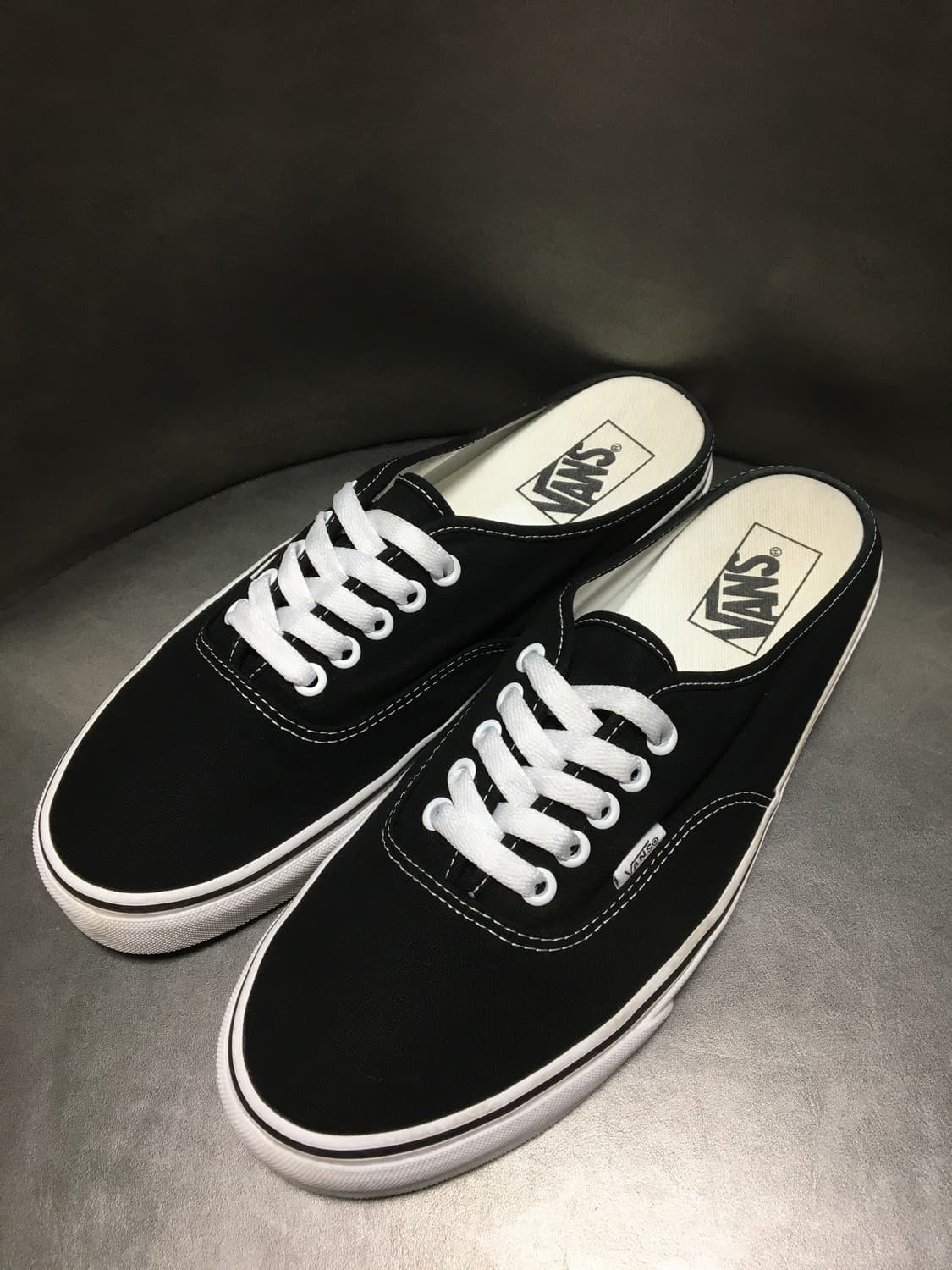 [275mm] 반스 어센틱 뮬 블랙 Vans 상품이미지3