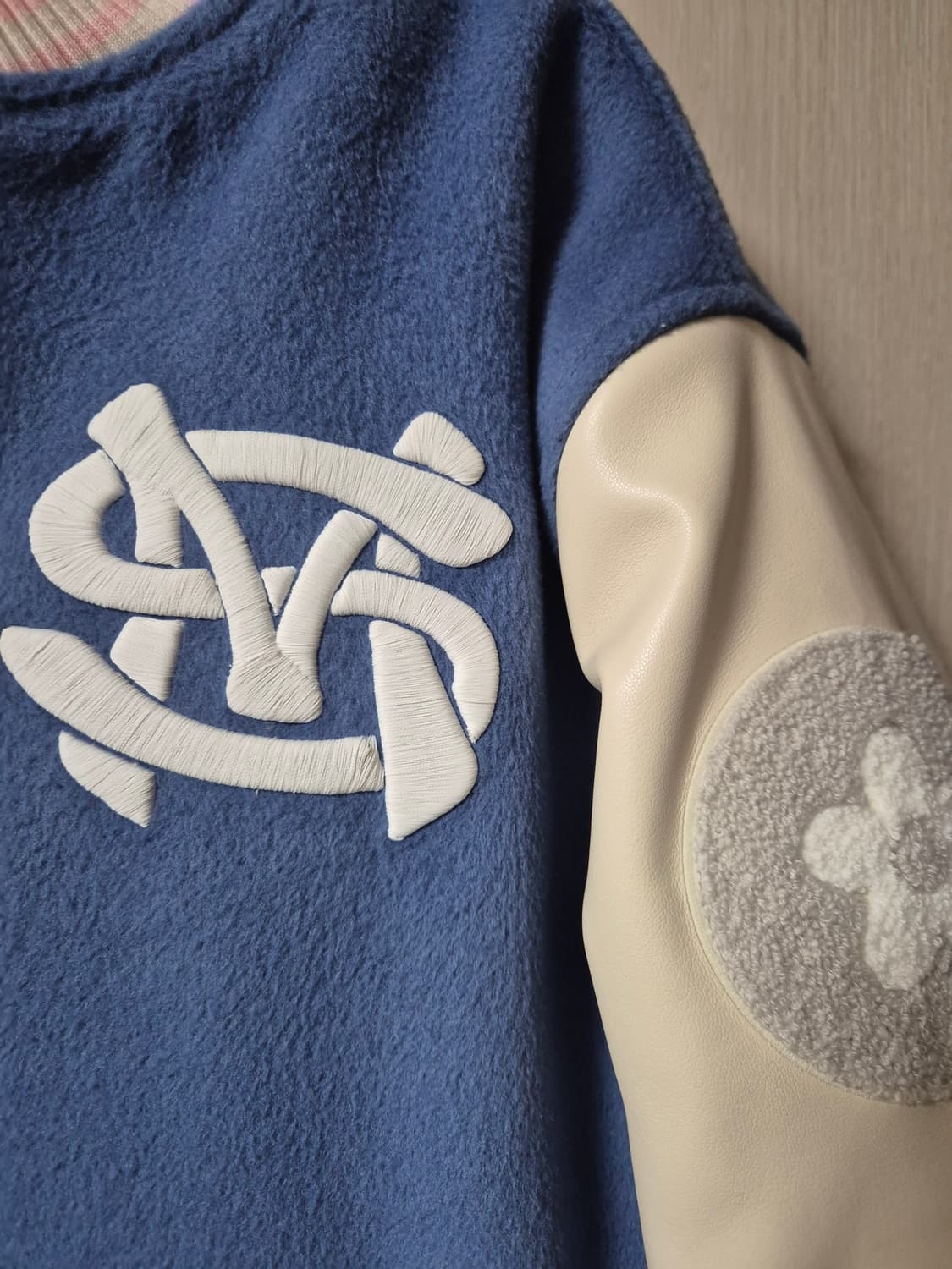 반디더핑크 X SM 엔터테이먼트 아티스트 바시티 자켓 S 점퍼 상품이미지5