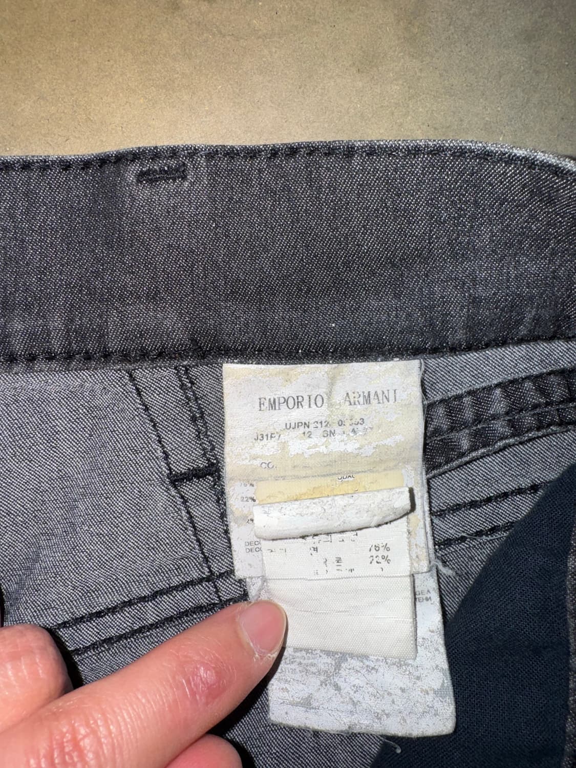 00‘s Emporio Armani Stretch Denim 상품이미지9