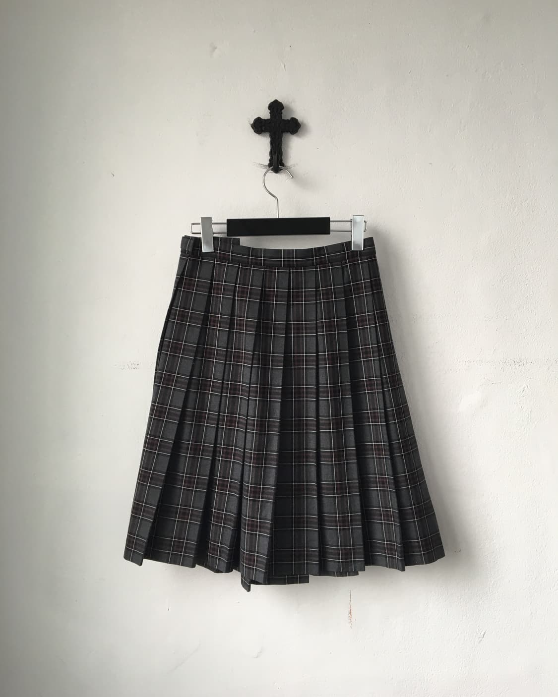 Check pattern pleats skirt 상품이미지2