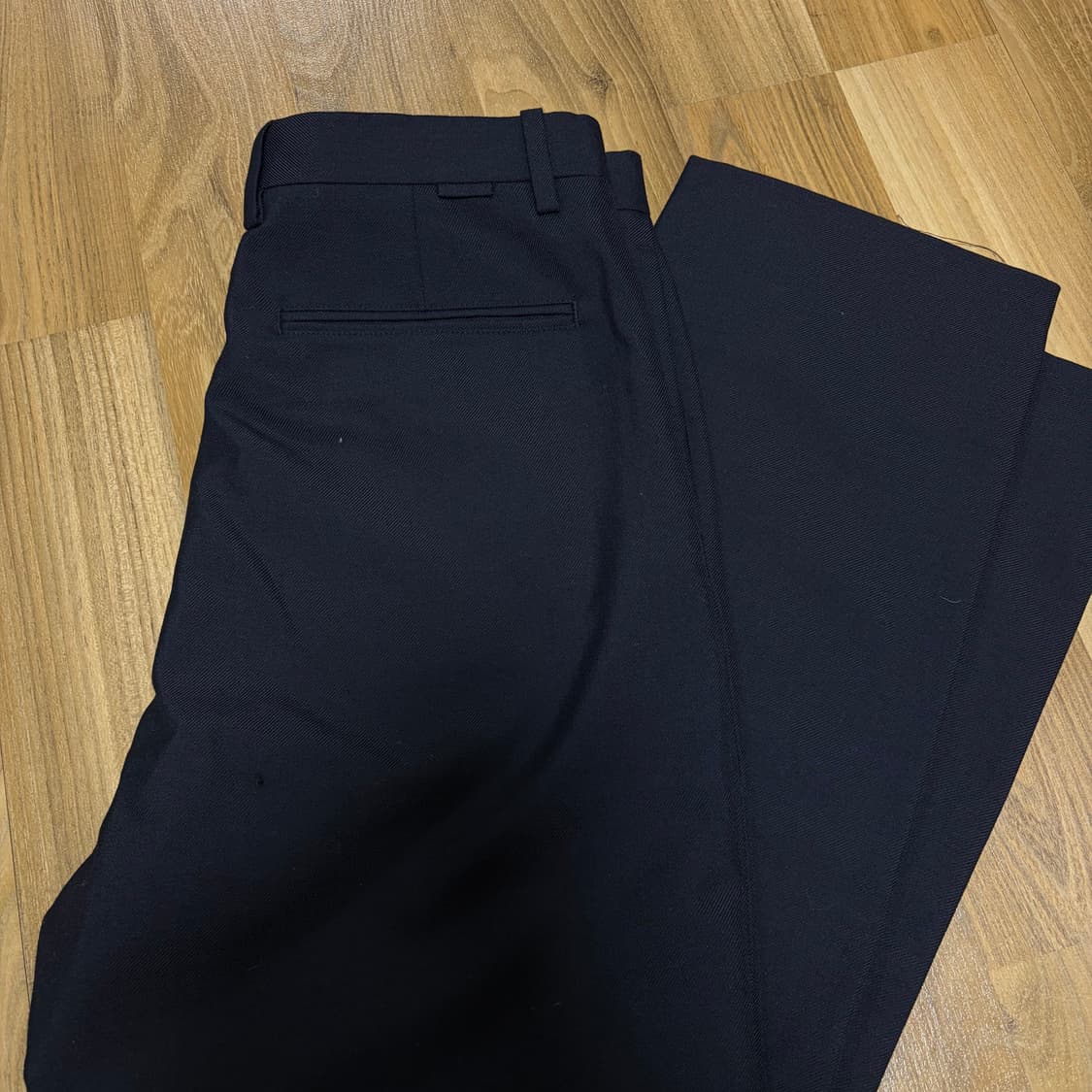 새상품) POTERRY 포터리 울 테이퍼드 팬츠 다크네이비 상품이미지5