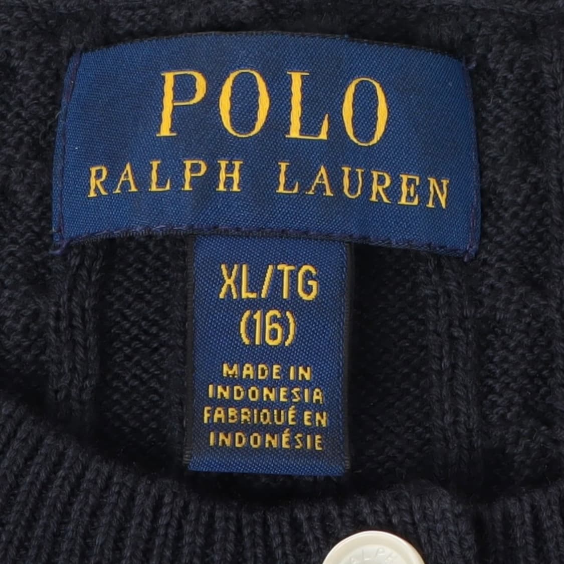 폴로 랄프로렌 네이비 케이블 니트 가디건 상품이미지8